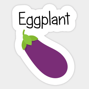 Purple Eggplant Sticker